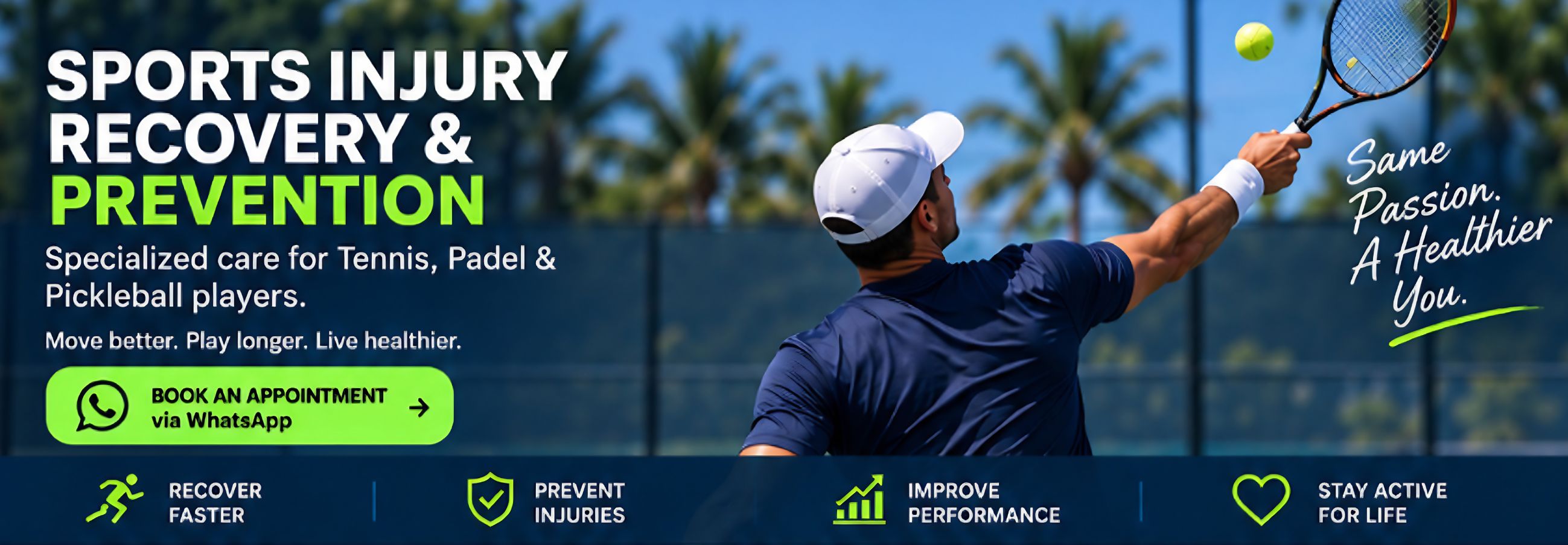 Sports Injury Recovery and Prevention for Tennis, Padel and Pickleball