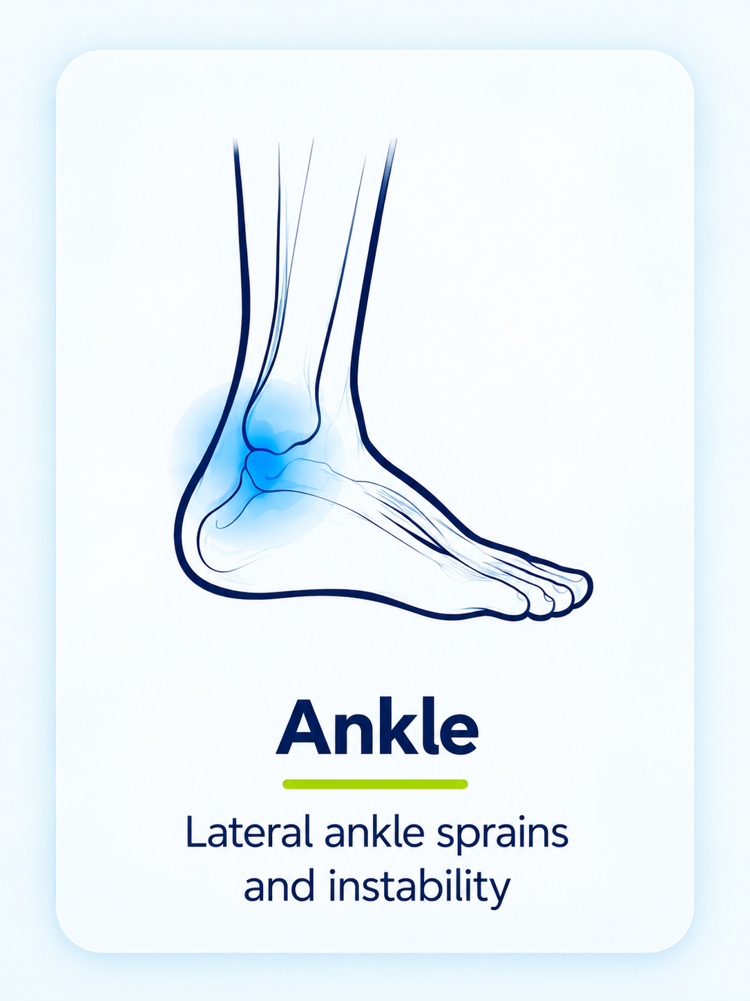Ankle - Lateral ankle sprains and instability